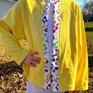 Hand sewn not perfect 💚 up cycled kids sweater 💚